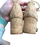 Schutz - Bebethy Cork Ankle Strap Block Heel Sandals Sz 9 Photo 8