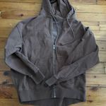 Brandy Melville John galt  oversized Brown Women's Hoodie full zip sweatshirt Photo 1