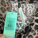 SEA LEVEL Wildside Mesh Beach Coverup Caftan Shirt Animal Print Size S NWT Black Photo 10