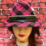 Monster High Hot Plaid pink Fedora Style Hat Photo 0