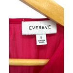 Evereve ‎ Hailey Mini Dress Fucshia Pink Barbiecore Long Sleeve Tiered Satin S Photo 2
