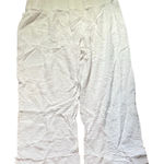 Ashley Stewart  White Cotton Wide-Leg Pants Photo 0