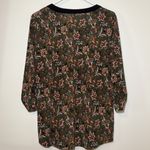Late August  Women’s 3/4 sleeve Floral‎ Blouse Size Large Photo 3