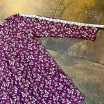 NWT Yak & Yeti Butterfly Long Sleeve Tunic Small Purple Photo 5