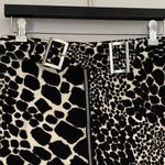 Topshop NWOT Giraffe Denim Mini Skirt With Belt 6 Photo 6