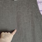 Garnet Hill  ORGANIC COTTON TEXTURED PATTERNED TIE SLEEVE SHIRT DRESS 16 NWT Photo 6