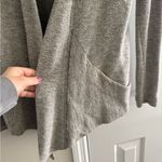 Kuhl  Women's Heather Gray Cardigan Wrap with Pockets Size Medium Wool Blend Photo 2