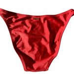 L'Agence L’Agence Jean Bikini Bottom in Scarlet Red Sz XS Photo 4