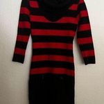 Hera Collection Striped Cowl Neck Sweater Dress Size: S Photo 0