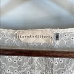 4 Love And Liberty Elegant White Lace Dress 100% silk Size M Photo 1