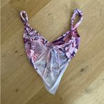 Tiger Mist - Theo Floral Mesh Top in Purple & Pink Photo 2