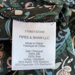 Veronica Beard  Denver green floral sheet silk dress 4 Photo 7