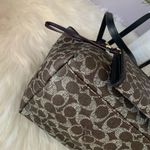 Coach  Brown and Black Monogram Tote Photo 3