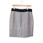 J.Crew  Beige/Black Crinkled‎ Linen Mini Skirt in size 8 Photo 1