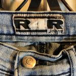 Vintage 90’s Y2K R4R Rave Patchwork Jeans Size 7 Blue Photo 2