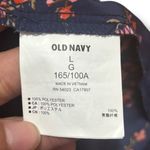 Old Navy Navy Blue Floral Blossom Mini Dress – Large Photo 10