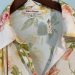 Jealous Tomato NWT  White Floral Print Work Blouse Size Large Photo 1