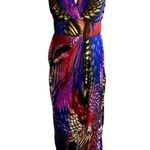 Boston Proper - Multicolor Slide Slit Maxi Dress Sz 6 Photo 1