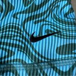 Nike Swirl High Waist Swim Bottoms NWT size XXL Ribbed in Aquarius Blue Photo 2
