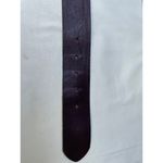 Vintage Women's Genuine Leather Brown Belt Square Gold Buckle SKU 5559 Photo 3