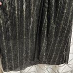 All in Favor  Dress - Nordstrom - NWT Blk Silver, Tie Front, V Neck Elastic Waist Photo 5