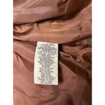 Sebby  Collection Faux Leather Short Puffer Jacket In Toffee Size L Photo 5