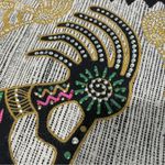 Vintage Kokopelli Bling Embellished Tee 100% cotton Made in USA Big Bang small Black Photo 2