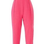 Black Halo Bene Crisscross Cropped Pink Jumpsuit Size 16 Photo 0