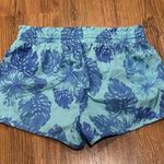 Aerie  Shorts Womens Small Blue Floral Leaves Beach Tropical Summer Stretch Photo 3