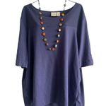 Boho Flat Bead Necklace Female Retro Ethnic Style Niche Stylish Sweater Necklace Photo 4