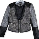 H & M Jacket With Vegan Leather Photo 0