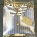 Everlane The PJ Top Blue/White Stripe Size XS NWT Photo 0
