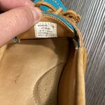 Sperry  Boat shoes. Size 7.5. Aqua and tan. Photo 7