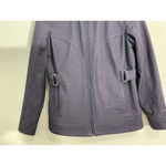 Free Country Womans Chico Navy Zip Up Hood Lined Jacket Small Waterproof Photo 2