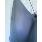 Jenny Yoo  Bridesmaid Dress Chiffon Evening Gown 4 Stormy Gray Blue Event Wedding Photo 8