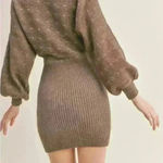 Sage The Label  along the vines sweater dress boho, cozy, chic size L Photo 1