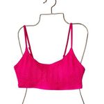 Cabana Del Sol  Hot Pink Bikini Top Women's Size Large Photo 0