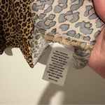 Crown & Ivy Crown &‎ Ivy 3/4 Sleeve Leopard Print Peasant Top brown size medium Photo 4