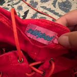 Edikted  Engine Lace Up Cutout Flared Jeans Cherry Red Western Small Photo 12