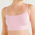 Joyspun Women's Square Neck Ribbed Bralette Size XS Pink Photo 0