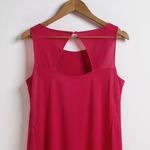 Slny Fuchsia Pink Sleeveless Shift Dress Women's 12 Beaded Neckline NWT Photo 7