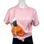 Next Level Apparel Lil Nas Womens Pink Unlikely Cowboy Artist Fan Short Sleeve Tee T-Shirt Top Sz S Photo 2