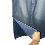 Unionbay Y2K 90s Vintage Maxi Denim Skirt 32 Side Slit Grunge Streetwear Photo 2