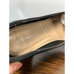 Adrienne Vittadini Women's Square Toe Knitted Black Block Heel Pumps Size 8.5M Photo 4