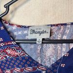 Wrangler  Navy and Red Patterned Blouse Photo 1