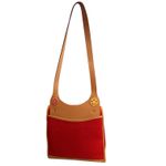 Dooney & Bourke  Vintage Cabriolet Red Small Flap Bag Purse Photo 2