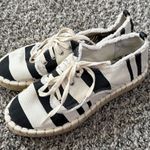 DV by Dolce Vita Black and White Striped Sneakers Size 7 Photo 2