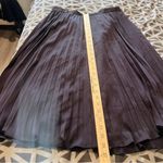 Ann Taylor Purple Satin Pleated A-Line Midi Skirt Size 4 NWT Photo 11