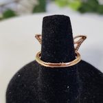 Gold Filled Butterfly Open Adjustable Ring Photo 4