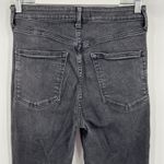 We The Free  People Skinny Jeans High Rise Black Stretch Raw‎ Hem Women’s Size 29 Photo 6